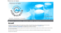 Desktop Screenshot of millemains.com